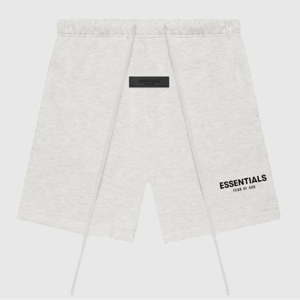 Fear of God Essentials Heather Grey Sweat Shorts